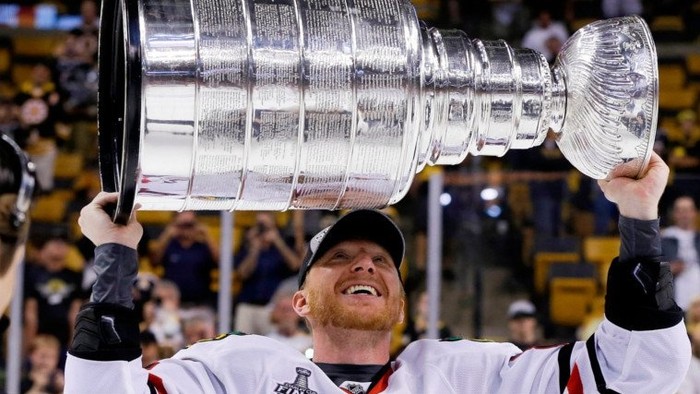 Handzuš y Hossa estuvieron entre los deportistas invitados por el presidente Obama a la Casa Blanca