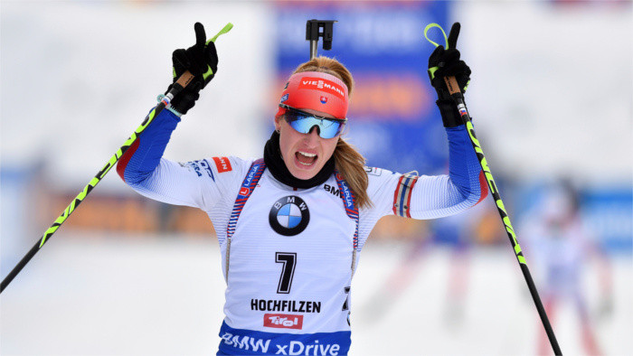 Hochfilzen: Fialková skončila druhá