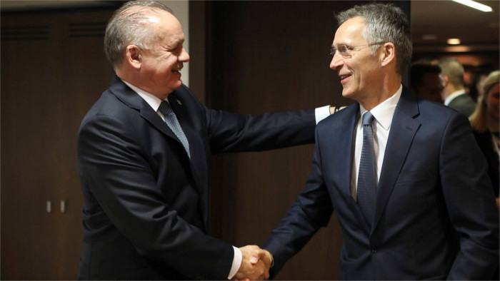 President met NATO Secretary General