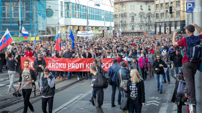 3ème manifestation de protestation anti-corruption