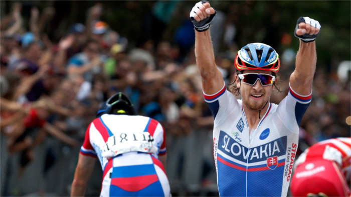 Peter Sagan vybojoval historické zlato  