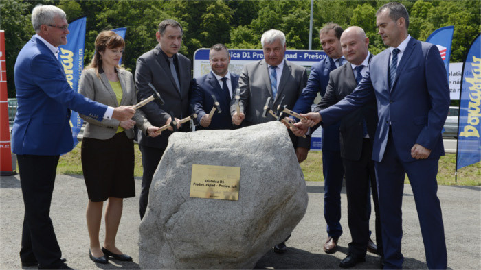 Foundation stone for Prešov Bypass officially tapped