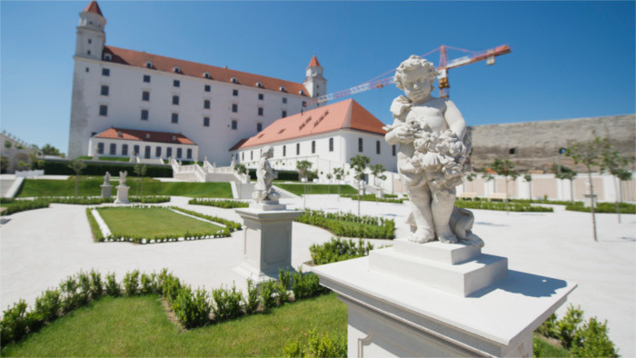 Baroque garden at Bratislava Castle opens