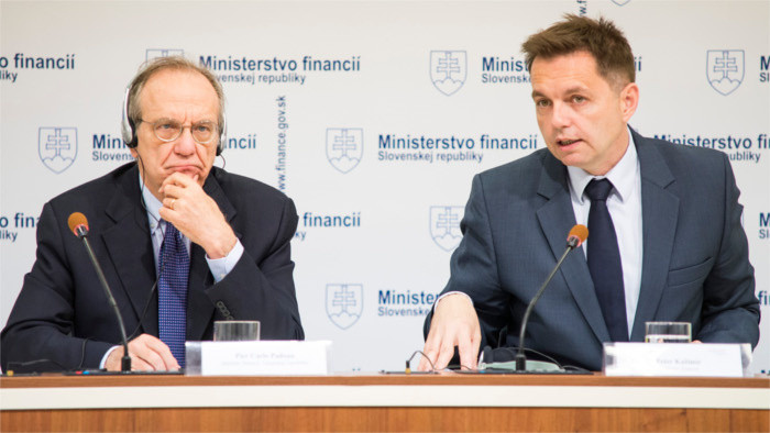 Italian Minister of Economy and Finances visits Slovakia