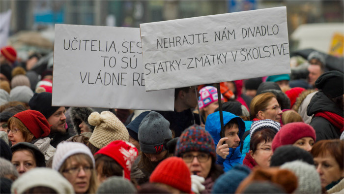 Teachers take to streets in protest