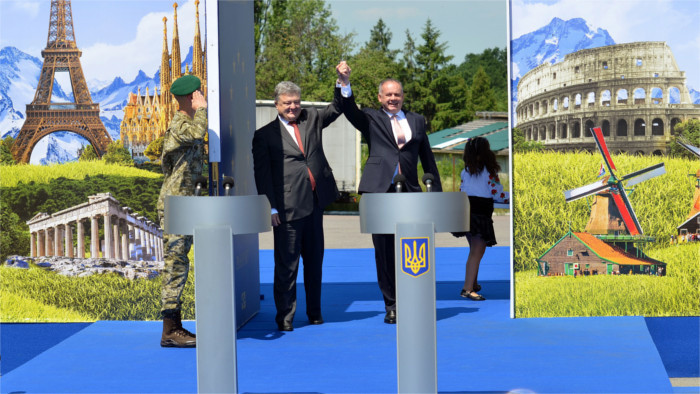 Slovakia supporting Ukraine in its EU integration process 