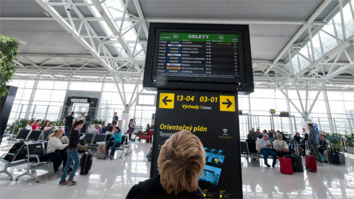 El aeropuerto de Bratislava, uno de los que registra un mayor aumento de viajeros
