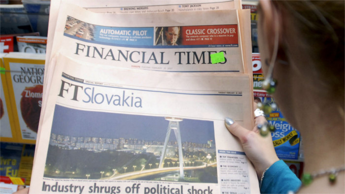 Financial Times: Slovakia a role model for Greece