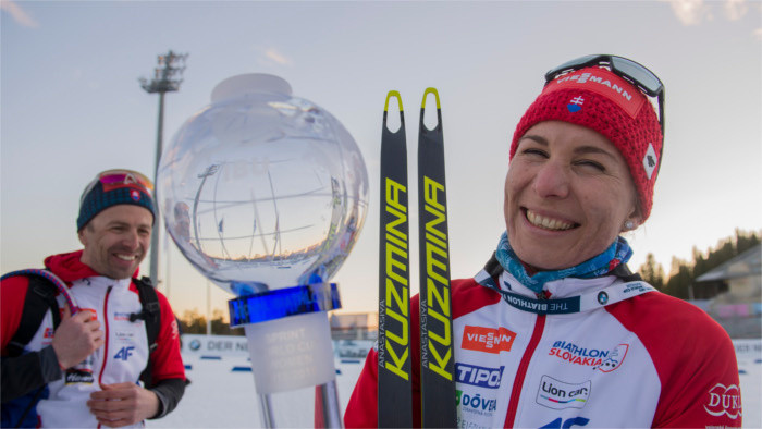 Kuzmina conquista el pequeño Globo de Cristal