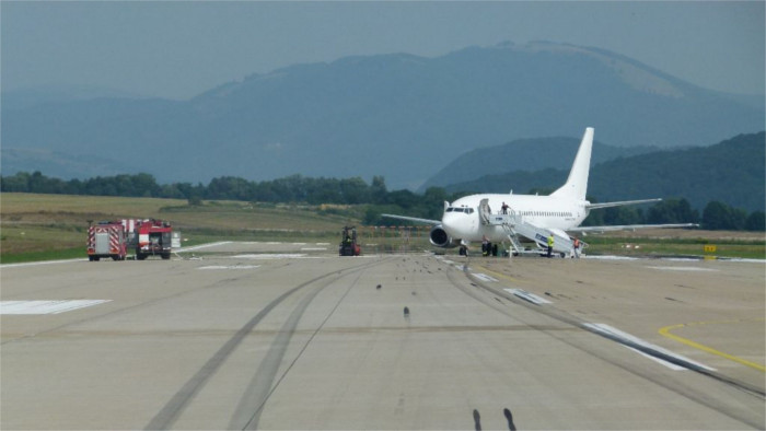 Dramático aterrizaje en el aeropuerto de Sliač