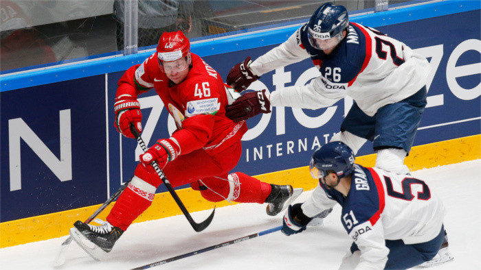 Hockey sobre hielo: Eslovaquia – Bielorrusia (2:4)