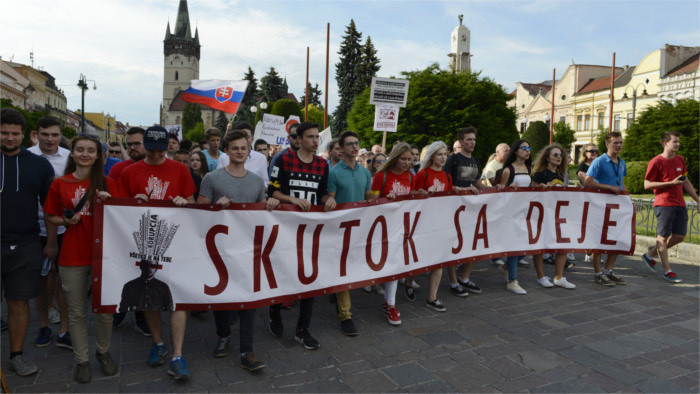 Anti-corruption protests in Žilina and Prešov