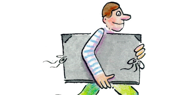 Serious comedian in Slovak Design Centre