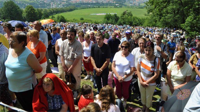 Celebración mariana en Levoča durante el fin de semana