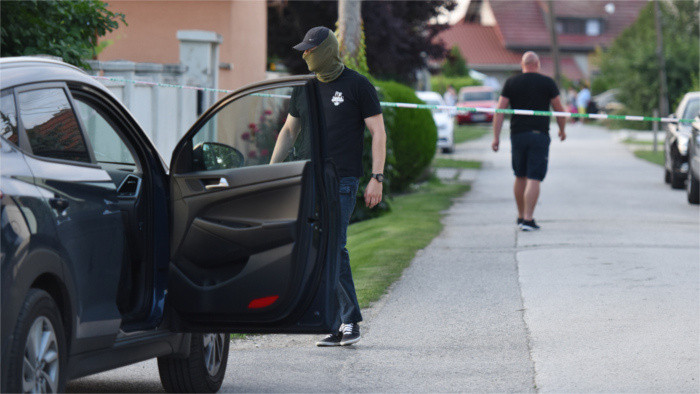 Police reconstruction of the murder of investigative journalist