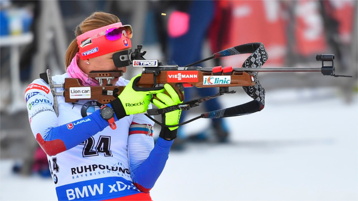 Slovak wins biathlon sprint at World Cup