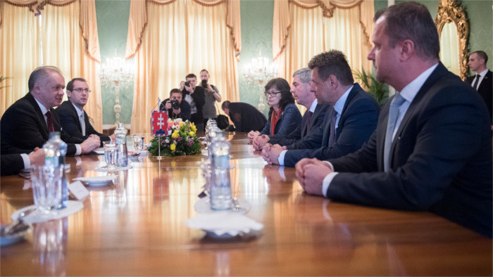 President Kiska continues talks with political parties