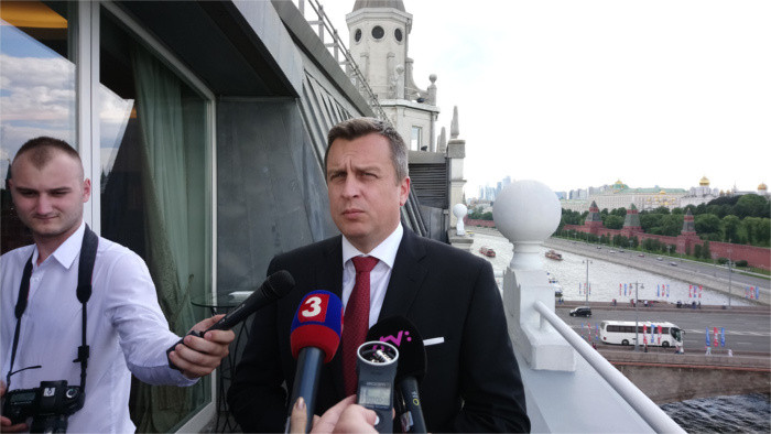 Председатель парламента А. Данко в Москве