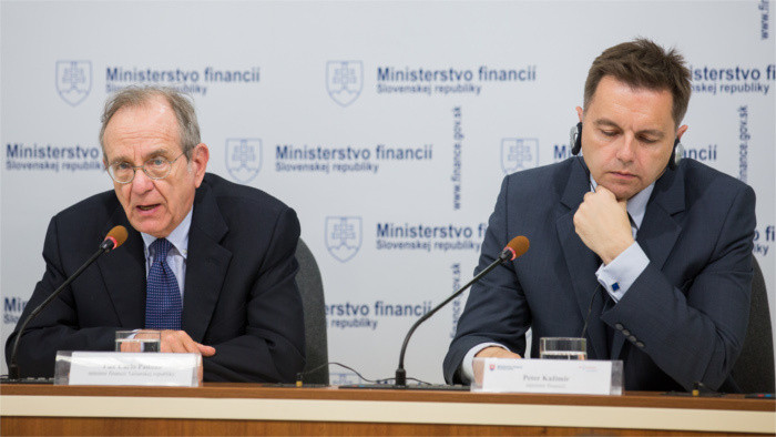 Reunión en Bratislava de los ministros de finanzas eslovaco e italiano