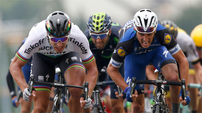 Peter Sagan termina tercero en la cuarta etapa de Tour de France 