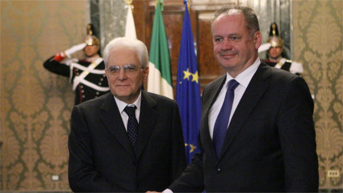 President Kiska speaks to Italian counterpart about corruption