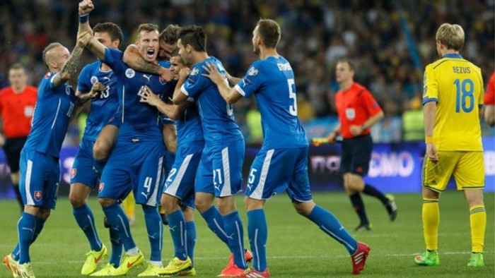 Slovakia beat Ukraine in European Championship qualifying rounds