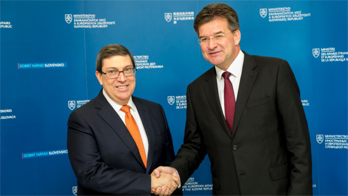 Visite officielle du ministre Cubain des affaires étrangères 