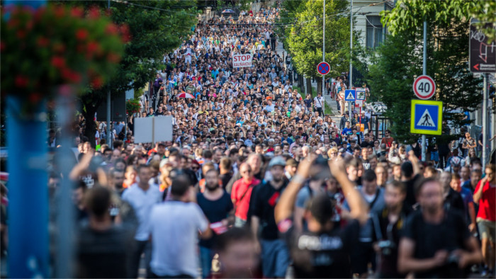 Another protest against Interior Minister in Bratislava