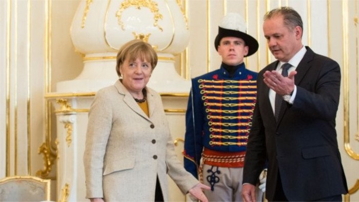 Nemecká kancelárka na Slovensku