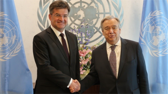 UN Secretary General meets Slovak minister