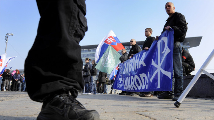 More than 70% of Slovaks concerned by rise in extremism