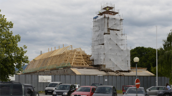 Reconstruido edificio histórico en la población de Prešov