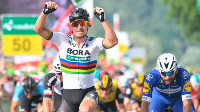 Sagan wins second stage at Tour de Suisse