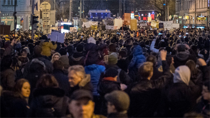 Президент ожидает новых акций протеста