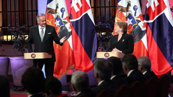 President Andrej Kiska praises Chilean start-up environment