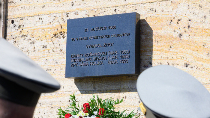 52e anniversaire de l’occupation de la Tchécoslovaquie par les troupes du pacte de Varsovie