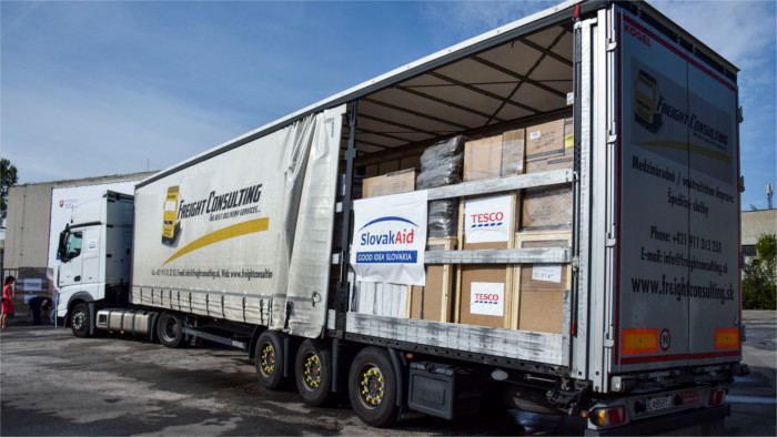 Slovak humanitarian aid arrives in Iraq