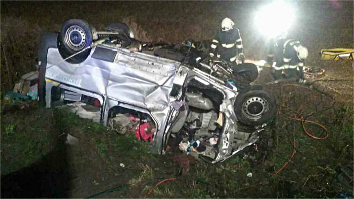 8 человек погибло в автокатастрофе в Западной Словакии