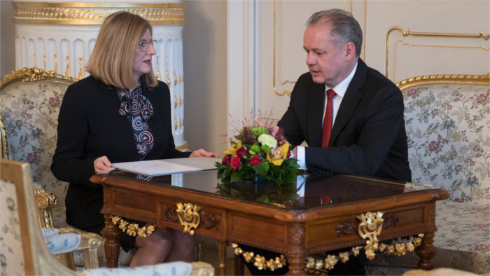 President appoints Matečná as Deputy Prime Minister 