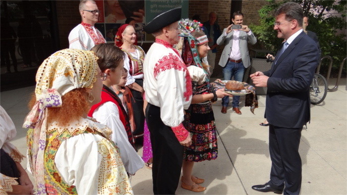 Foreign Minister attends Cleveland Agreement celebrations
