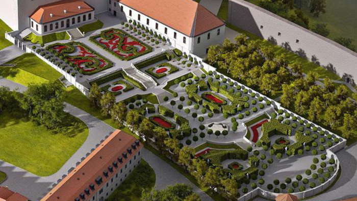 El jardín barroco del Castillo abrirá para el público en primavera