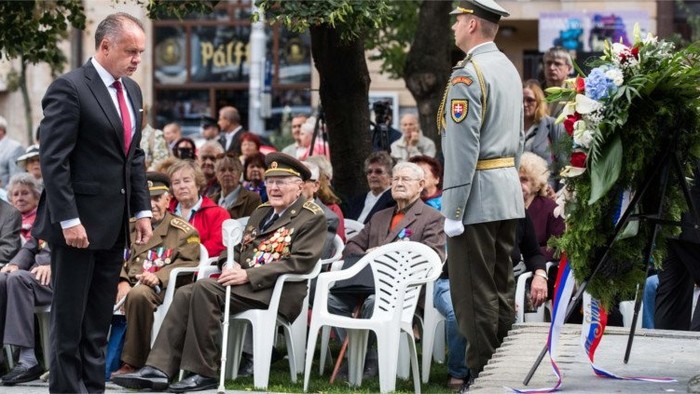 President Kiska pays tribute to participants of Slovak National Uprising