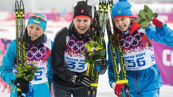 Anastasia Kuzmina wins gold in Sochi