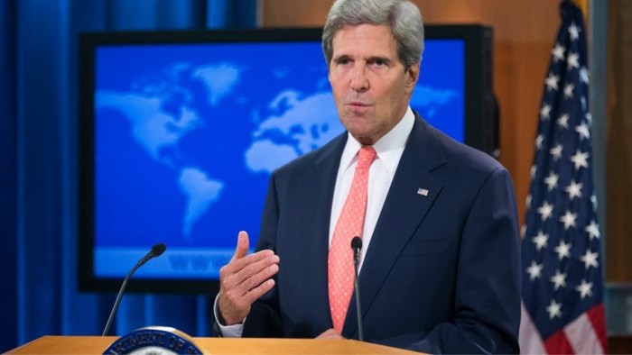 Foreign Minister Lajčák meets US State Secretary John Kerry