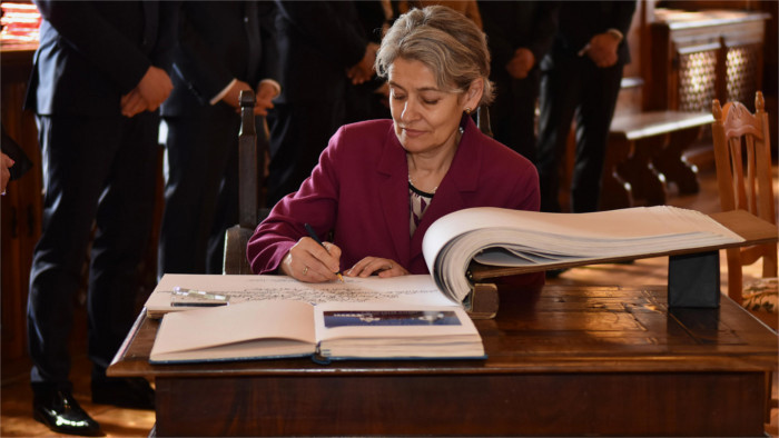 Irina Bokova visits UNESCO site in Slovakia