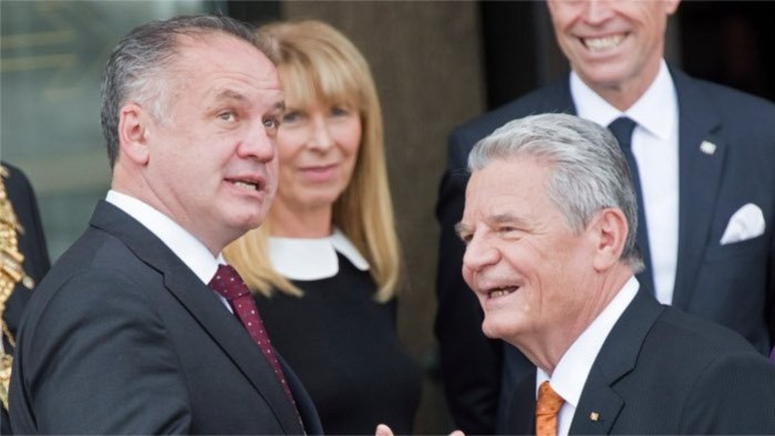 Andrej Kiska toma parte en encuentro de presidentes de V4 y Alemania