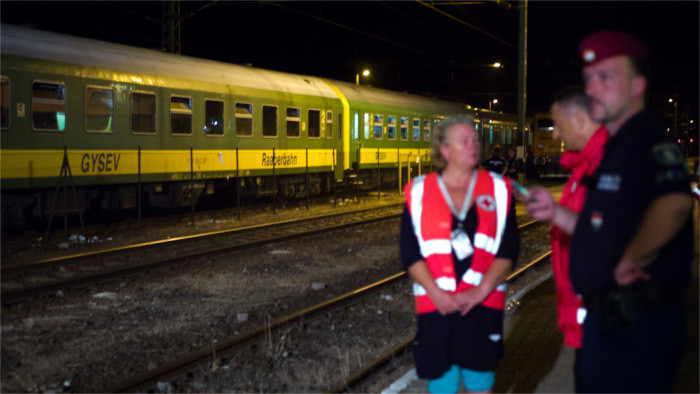 Trains travelling through Slovakia stopped at Hungarian Border