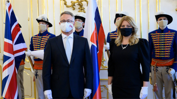 Nouvel ambassadeur de la Grande Bretagne en Slovaquie