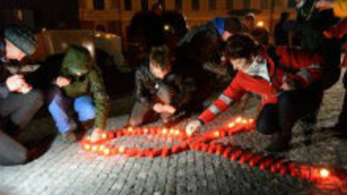 Sviečkový pochod – boj proti AIDS