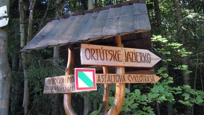 Na sedle Tri kríže v Kremnických vrchoch